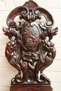 Renaissance style Side chairs in Walnut, France 19th century