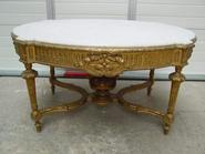 19° century gilt table