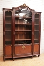 Louis XVI style Office set in mahogany & bronze, France 19th century