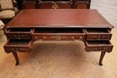 Louis XVI style Office set in mahogany & bronze, France 19th century