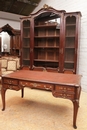 Louis XVI style Office set in mahogany & bronze, France 19th century