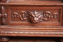 Hunt style Bookcase in Oak, France 19th century