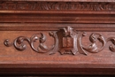 Hunt style Bookcase in Oak, France 19th century