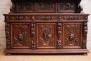 Hunt style Sideboard in Oak, France 19th century