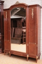 Louis XVI style Armoire in mahogany & bronze, France 19th century