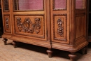 Louis XVI style Display cabinet in Beechwood, France 1900