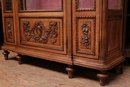 Louis XVI style Display cabinet in Beechwood, France 1900