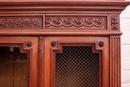 Louis XVI style Bookcase in mahogany, France 1900