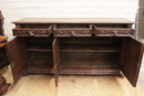 Hunt style Sideboard in Oak, France 19th century