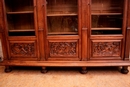 Renaissance style Bookcase in Walnut, France 19th century