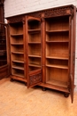 Renaissance style Bookcase in Walnut, France 19th century