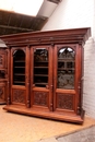 Renaissance style Bookcase in Walnut, France 19th century