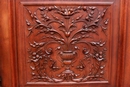 Renaissance style Bookcase in Walnut, France 19th century