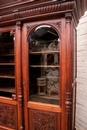 Renaissance style Bookcase in Walnut, France 19th century
