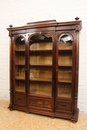 Renaissance style Bookcase in Rosewood, France 19th century