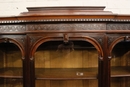 Renaissance style Bookcase in Rosewood, France 19th century