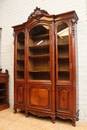 Louis XV style Bookcase in rosewood, France 19th century