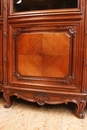 Louis XV style Bookcase in rosewood, France 19th century