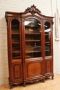 Louis XV style Bookcase in rosewood, France 19th century