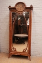 Art Nouveau style Bedroom in Walnut, France 1900