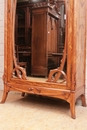 Art Nouveau style Bedroom in Walnut, France 1900