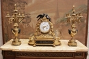 style Clock set in Bronze, France 19th century