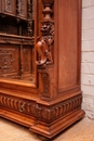 Renaissance style Bedroom in Walnut, France 19th century