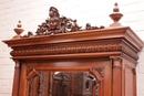 Renaissance style Bedroom in Walnut, France 19th century