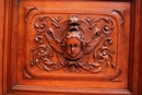 Renaissance style Bedroom in Walnut, France 19th century