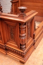 Renaissance style Bedroom in Walnut, France 19th century