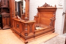 Renaissance style Bedroom in Walnut, France 19th century