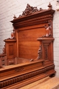 Renaissance style Bedroom in Walnut, France 19th century