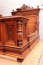 Renaissance style Bedroom in Walnut, France 19th century