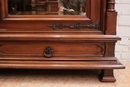 Gothic style Bedroom in Walnut, France 19th century