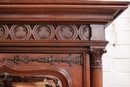 Gothic style Bedroom in Walnut, France 19th century