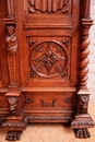 Gothic/renaissance style Office set in Oak, France 19th century