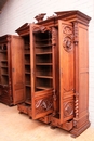 Gothic/renaissance style Office set in Oak, France 19th century