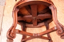 Gothic/renaissance style Office set in Oak, France 19th century