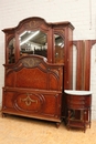 Louis XVI style Bedroom in mahogany & bronze, France 19th century