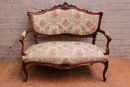 Louis XV style Sofa set in Walnut, France 19th century