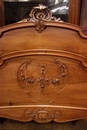 Louis XV style Bedroom in Walnut, France 19th century