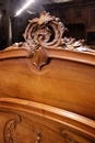 Louis XV style Bedroom in Walnut, France 19th century