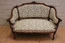 Louis XV style Sofa set in Walnut, France 19th century