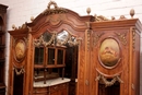 Louis XVI style Bedroom in mahogany and bronze, France 19th century