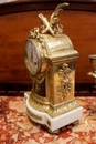 Louis XVI style Clock set in gilt bronze marble, France 19th century