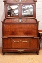 Louis XVI style Bedroom in mahogany  bronze wedgewood, France 19th century