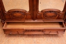 Louis XVI style Bedroom in Walnut, France 1900