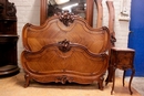 Louis XV style Bedroom in mahogany , France 19th century