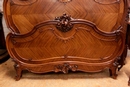 Louis XV style Bedroom in mahogany , France 19th century