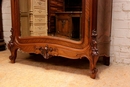 Louis XV style Bedroom in mahogany , France 19th century